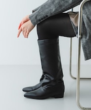 2.5センチワイドシャフトロングブーツ