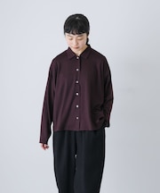 ウォッシャブルウールカットシャツ