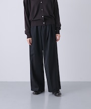 ウォッシャブルウールツイルパンツ