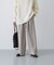 ウォッシャブルウールツイルパンツ