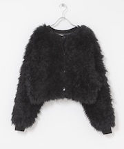 THINK FUR 2Way Fur Knit Tops