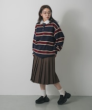 ミディプリーツスカート