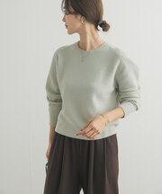 ウールコンパクトクルーネックプルオーバー