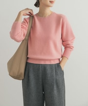 ウールコンパクトクルーネックプルオーバー