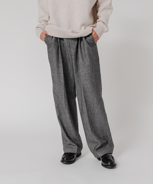 ヘリンボーンワイドスラックス｜アーバンリサーチの通販｜&mall