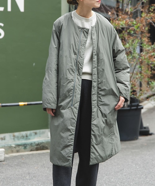 FORK&SPOON SORONAノーカラーコート｜アーバンリサーチの通販｜&mall