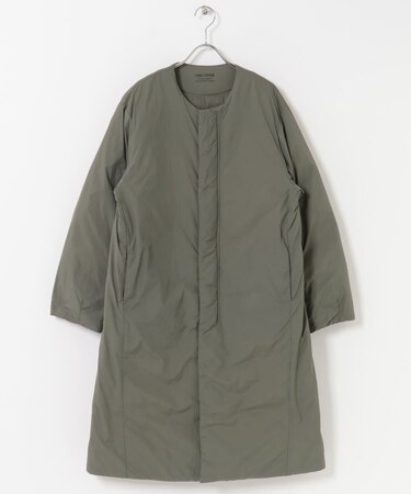 FORK&SPOON　SORONAノーカラーコート