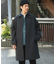 ウールメルトンステンカラーコート