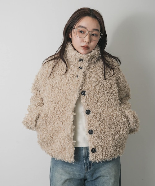 URBAN RESEARCH　プードルファーミドルジャケット プードルファーミドルジャケット｜アーバンリサーチの通販｜&mall