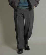 ピンタックワイドスラックス