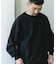 ワッフルフリースクルーネックプルオーバー