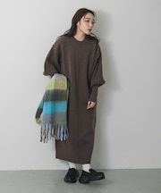 センターシームサムホールニットワンピース