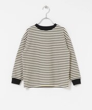 『WEB／一部店舗限定サイズ』起毛ボーダープルオーバー(KIDS)