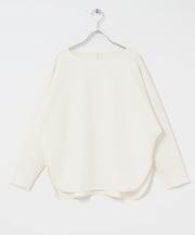 ニットジョーゼットドルマンプルオーバー