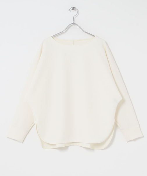 ニットジョーゼットドルマンプルオーバー