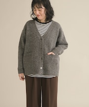 『WEB／一部店舗限定』ダブルフェイスVネックカーディガン