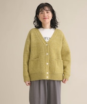 『スタッフ企画』ダブルフェイスVネックカーディガン