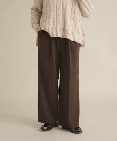 『スタッフ企画』センタープレスイージーパンツ