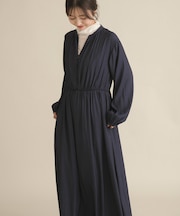 『WEB/一部店舗限定』切替ギャザーフレアワンピース