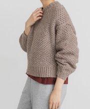 ネップMIXクルーニット