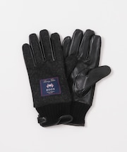 MOONツイードレザーグローブ