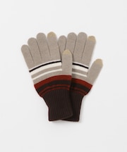 ボーダーニットグローブ(スマホ対応)