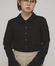 ポコポコジャガードシャツ