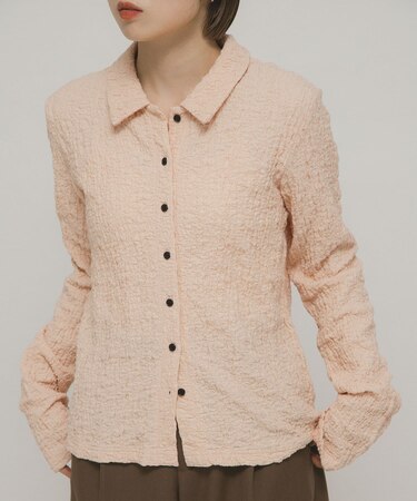 ポコポコジャガードシャツ