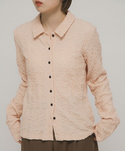 ポコポコジャガードシャツ