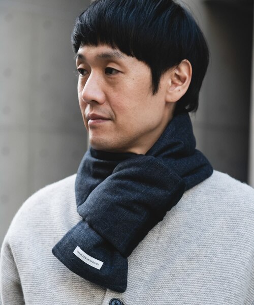 新品!!アーバンリサーチ♡ウールリバーシブルマフラー ウール×カシミヤ マフラー | アイテムズ アーバンリサーチ(ITEMS URBAN