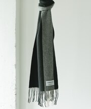 カシミヤブレンドストライプマフラー