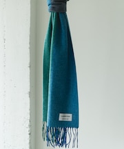 カシミヤブレンドパネルマフラー