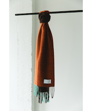 カシミヤブレンドパネルマフラー