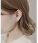 ビジューロングチェーンイヤリング
