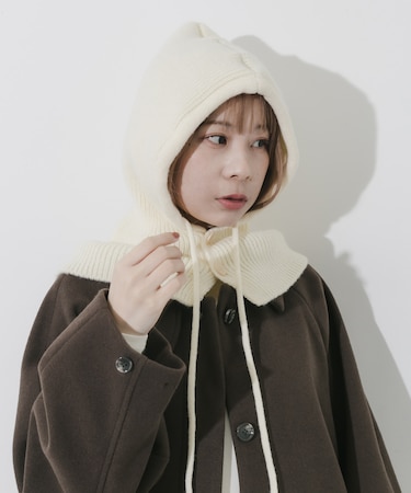 リブニットバラクラバ