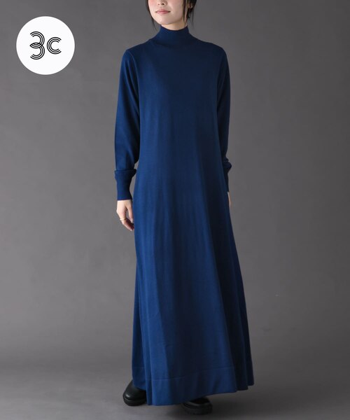 FORK&SPOON ハイネックフレアニットワンピース｜アーバンリサーチの