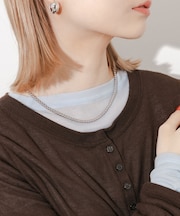 ステンレスボールチェーンネックレス