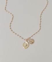 コインチャームボールチェーンネックレス