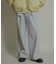 ジャージメルトンタックワイドパンツ