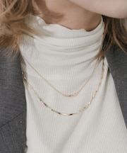 ニュアンストップバーチェーン2セットネックレス