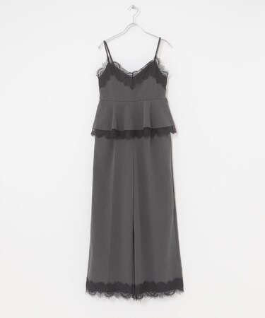 レースキャミオールインワン