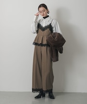 レースキャミオールインワン