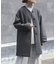 FORK&SPOON　ウールノーカラーコート