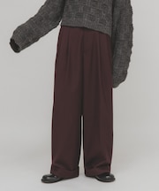 センタープレスストレートパンツ