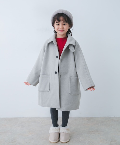 ステンカラーウール混コート(KIDS)｜アーバンリサーチの通販｜&mall