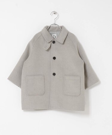 ステンカラーウール混コート(KIDS)