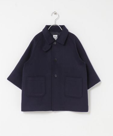 ステンカラーウール混コート(KIDS)