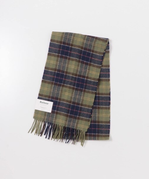 Barbour　TARTAN LAMBSWOOL SCARF
