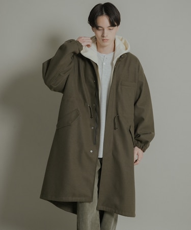 『UR TECH』 カットメルトンモッズコート
