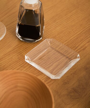 岩澤硝子　江戸前醤油皿 角